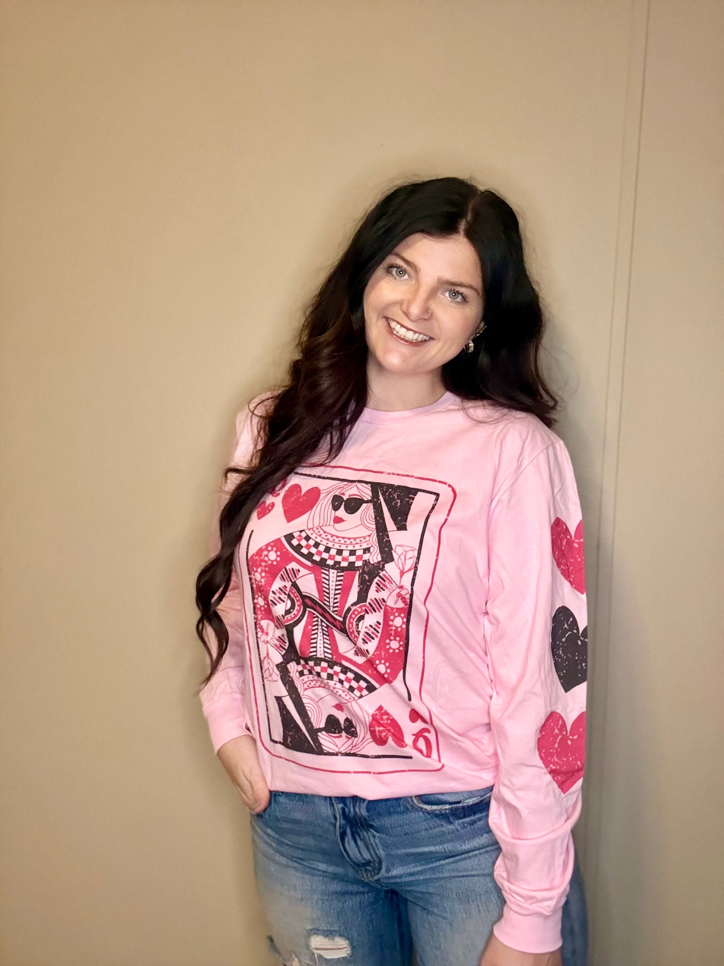 Queen Of Hearts Valentine Top