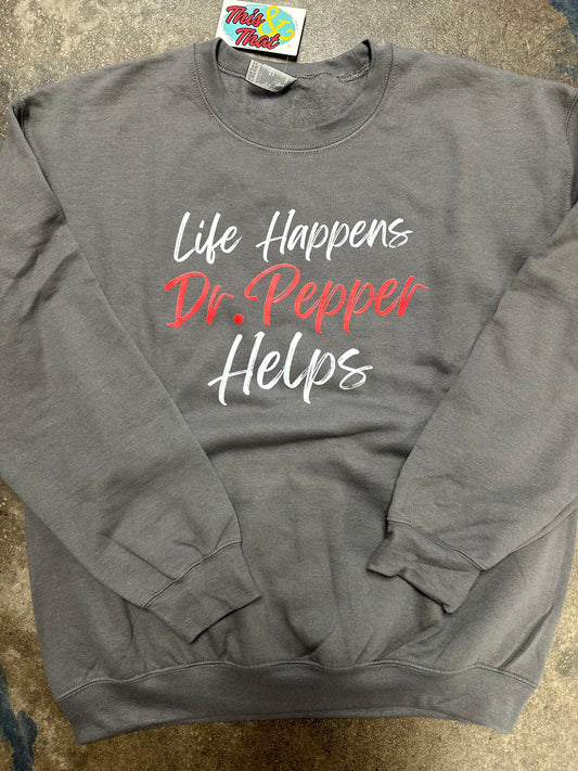 Dr. Pepper helps sweatshirt