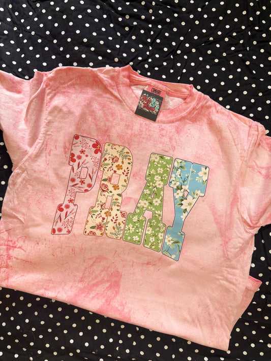 Acid Wash Pray Tee