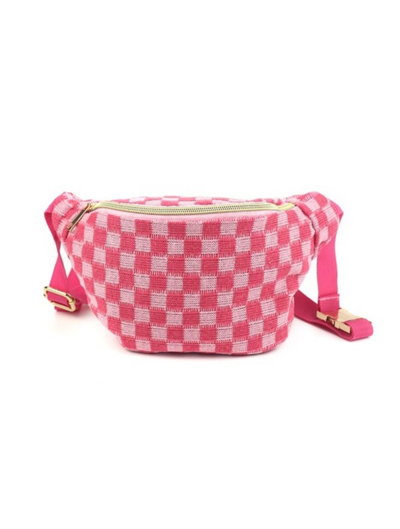 Checkered sling bag