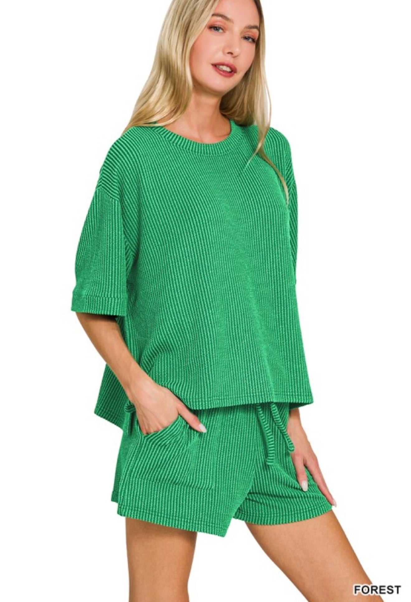 Forrest Ribbed Set