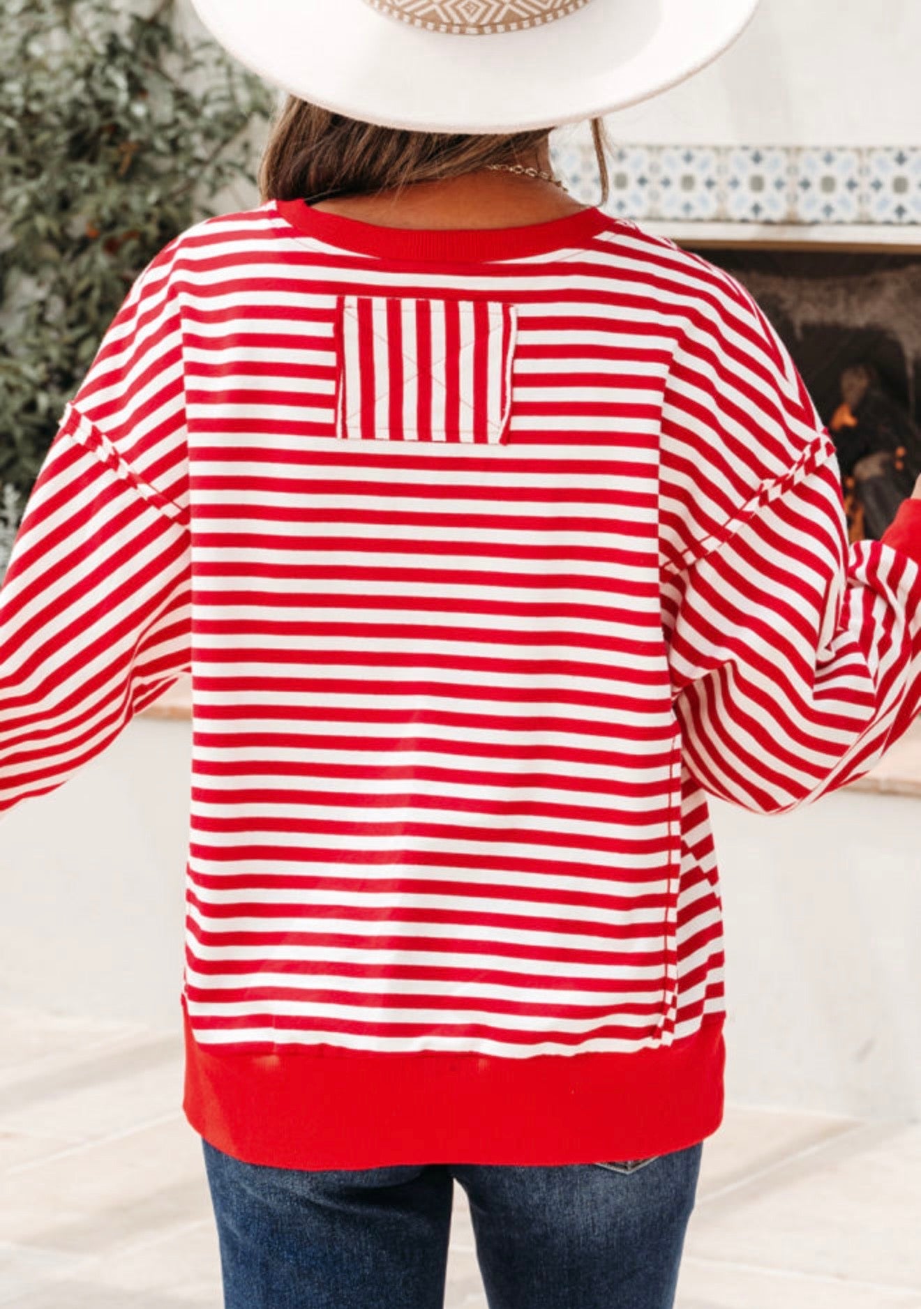 Red Stripe Long Sleeve