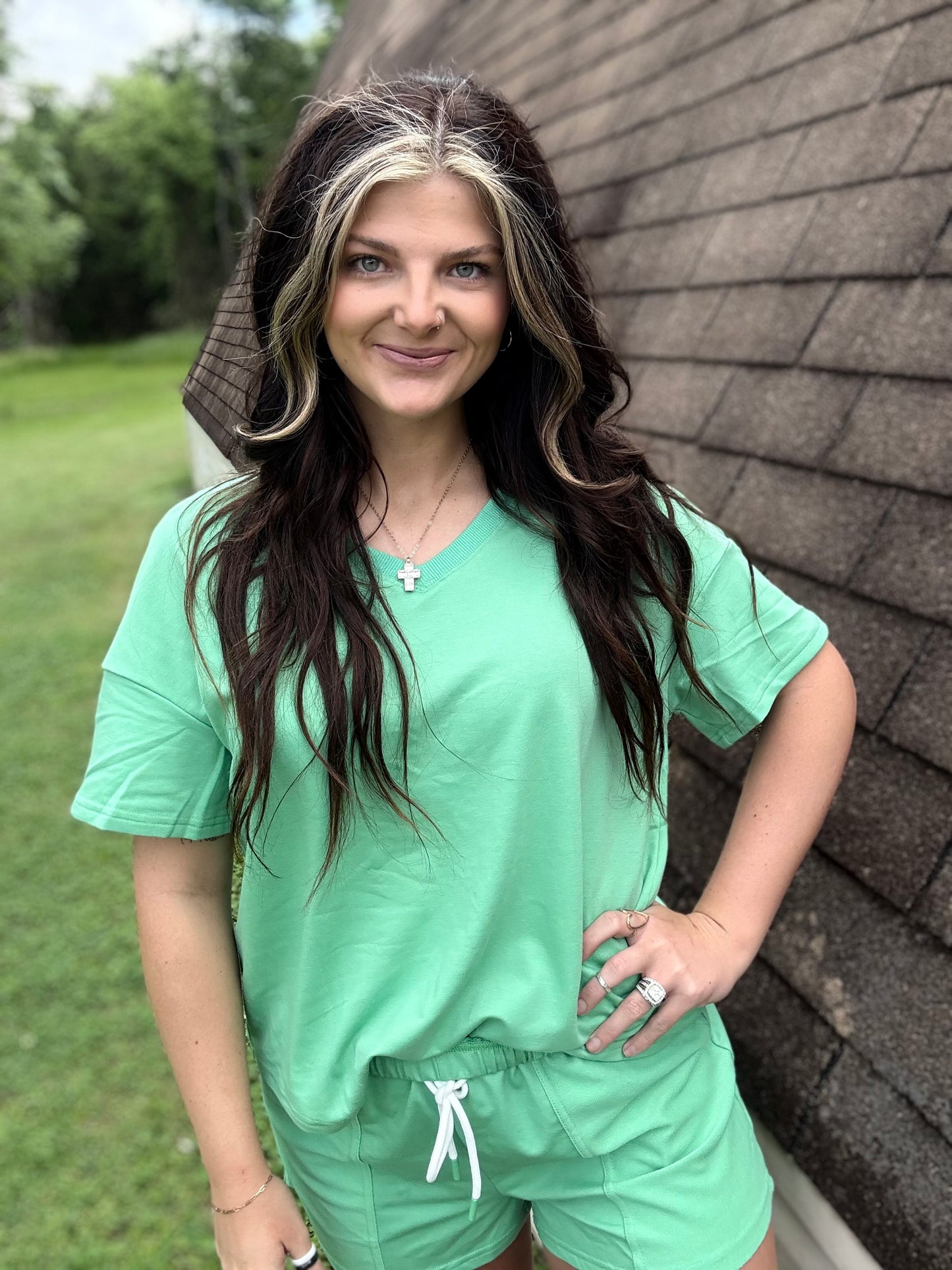 Mint Green Tee & Short set