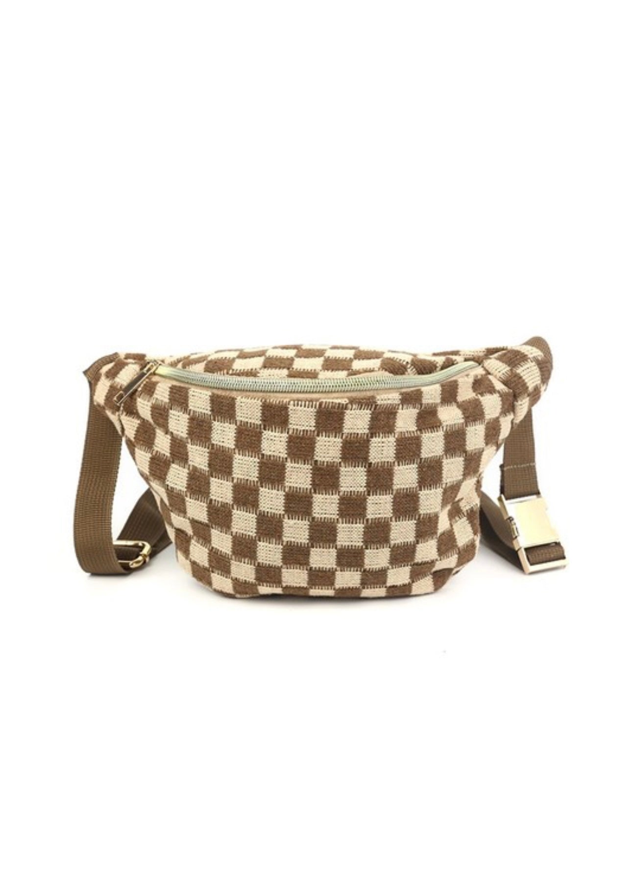 Checkered sling bag